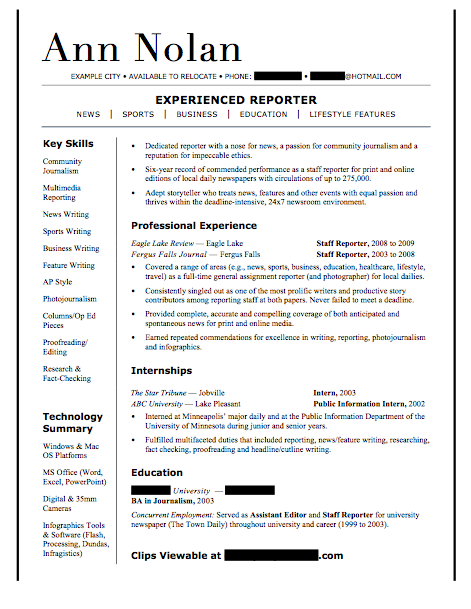 Professional Resume | Style Resumes